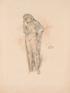 Figure drapée, debout - James Abbott McNeill Whistler