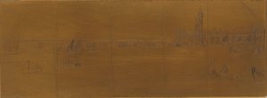 Plaque de gravure : Vieux pont de Westminster - James Abbott McNeill Whistler
