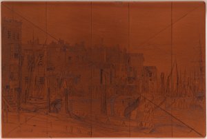 Plaque de gravure : Thames Police - James Abbott McNeill Whistler