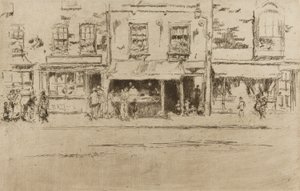 Poissonnerie, Chelsea - James Abbott McNeill Whistler