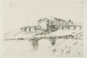 Île de la Cité, Paris - James McNeill Whistler