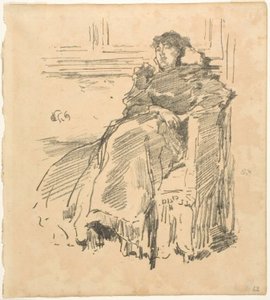 La Robe Rouge - James Abbott McNeill Whistler
