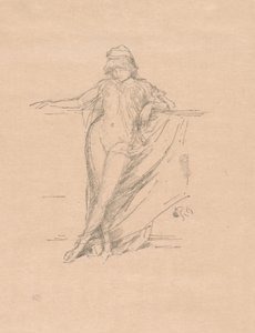 Petite figure drapée, penchée