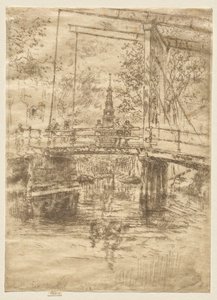 Petit pont-levis, Amsterdam - James McNeill Whistler