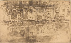 Longue maison - Teinturier - Amsterdam - James Abbott McNeill Whistler