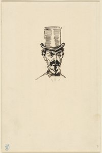 Homme au chapeau haut de forme