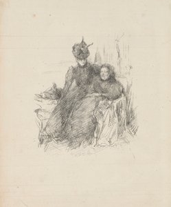 Mère et Fille [La Mère Malade] - James McNeill Whistler