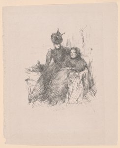 Mère et fille [La Mère Malade] - James McNeill Whistler