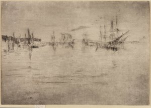 Nocturne Shipping - James Abbott McNeill Whistler
