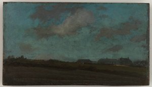 Note en bleu et opale—Le nuage du soleil - James Abbott McNeill Whistler