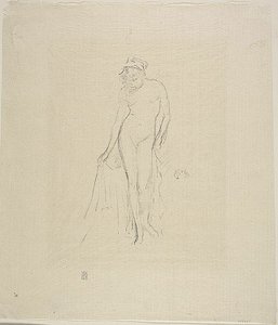 Modèle nu, debout - James Abbott McNeill Whistler
