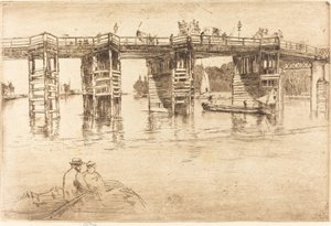 Vieux Pont de Putney - James Abbott McNeill Whistler