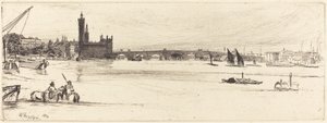 Vieux pont de Westminster - James Abbott McNeill Whistler