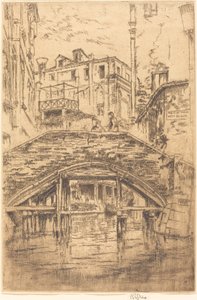 Ponte del Piovan - James Abbott McNeill Whistler
