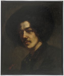 Portrait de Whistler avec un chapeau
