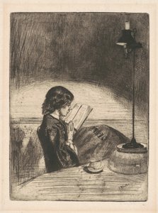 Lecture à la Lampe