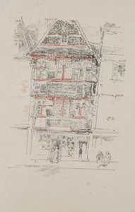 Maison rouge, Paimpol - James Abbott McNeill Whistler