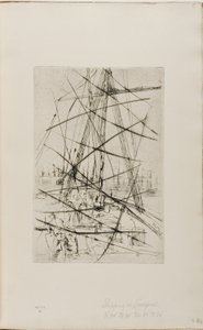 Navires à Liverpool - James Abbott McNeill Whistler