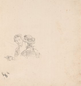 Esquisse : Autoportrait avec Mlle R. Birnie Philip