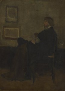 Étude pour "Arrangement en gris et noir, n° 2 : Portrait de Thomas Carlyle" - James McNeill Whistler