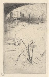 Cygne et Iris - James Abbott McNeill Whistler