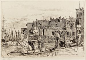 Police de la Tamise - James Abbott McNeill Whistler