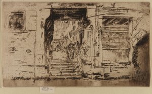 La poissonnerie, Venise - James Abbott McNeill Whistler