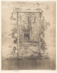 Le Jardin, de la Deuxième série de Venise (Une série de vingt-six eaux-fortes)