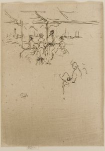 Le débarcadère, vaches - James Abbott McNeill Whistler
