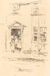 La petite porte, Lyme Regis - James Abbott McNeill Whistler