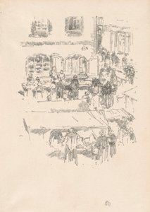 Le Marché, Vitré - James Abbott McNeill Whistler