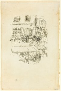 Le Marché, Vitré - James McNeill Whistler