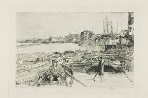 La Piscine - James Abbott McNeill Whistler