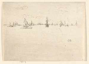 Le navire tourelle, de la série du Jubilé - James Abbott McNeill Whistler