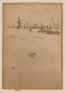 Le bateau des visiteurs - James McNeill Whistler