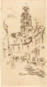 Tour Saint-Antoine, Loches - James Abbott McNeill Whistler