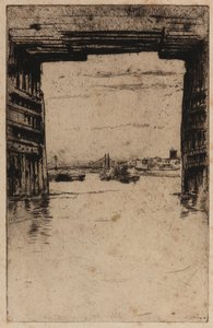 Sous le vieux pont de Battersea - James Abbott McNeill Whistler