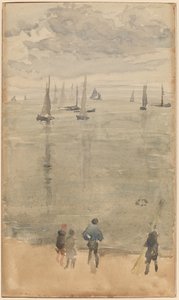 Violet...Le Retour des Bateaux de Pêche - James Abbott McNeill Whistler