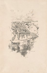 Vitré : Le canal - James McNeill Whistler