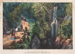 Une randonnée en montagne, vers 1872-74 - James Merritt Ives