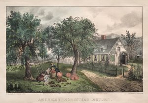 Ferme américaine, automne, 1869 - James Merritt Ives