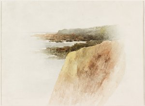Paysage marin : promontoire et falaises - James Miller Brown