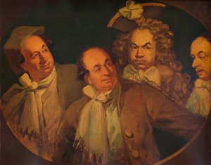 John Reeve en tant que Harry Alias, dans Un, Deux, Trois, Quatre, Cinq, vers 1829