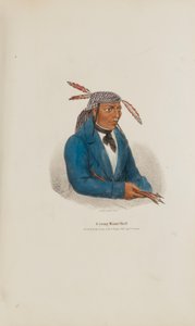 Un jeune chef des Miamis, extrait du Portfolio autochtone - James Otto Lewis