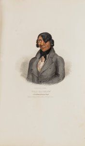 WAA-BA-SHAW ; un célèbre chef sioux, tiré du Portefeuille autochtone - James Otto Lewis