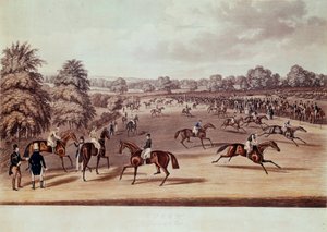 Course de chevaux à Epsom avant le départ - James Pollard