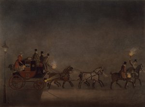 Diligence dans le brouillard