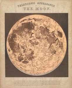 Apparence télescopique de la lune