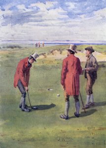 Golfeurs sur Leith Links