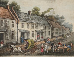 Quartier général du duc de Wellington, dans le village de Waterloo